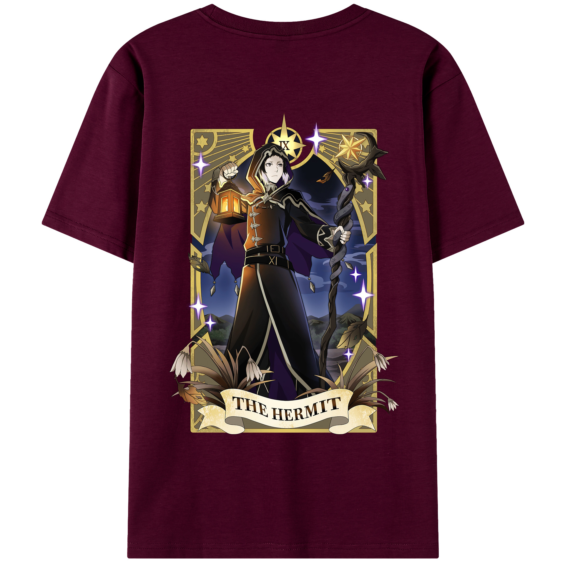 （画像用） 文豪ストレイドッグス Bungo Stray Dogs レディース半袖Tシャツ(バックプリント)